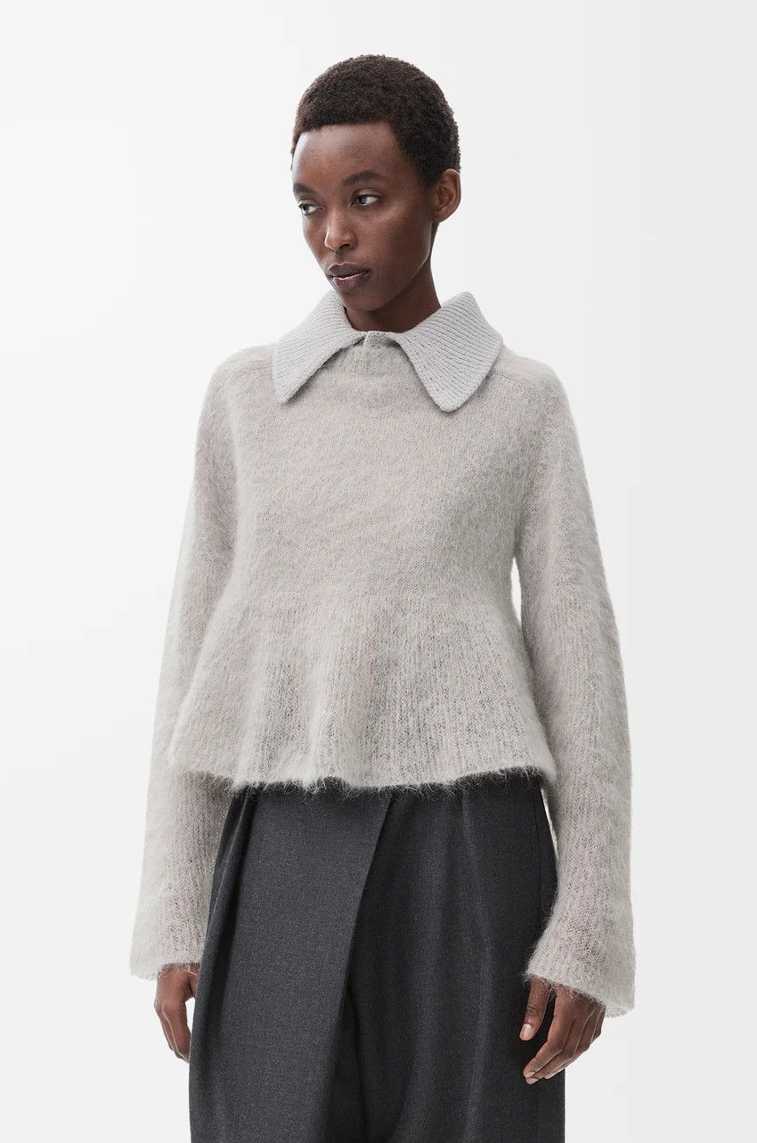 Loewe o1loc1c0525 Sweater in Grey Size XS / US 0-2 / IT 36-38 - 2 Thumbnail