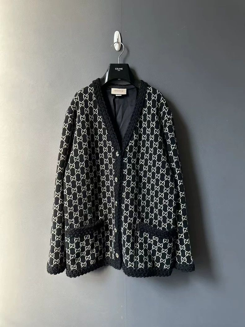 Gucci Gucci Full-print cardigan jacket Size US L / EU 52-54 / 3 - 1 Thumbnail