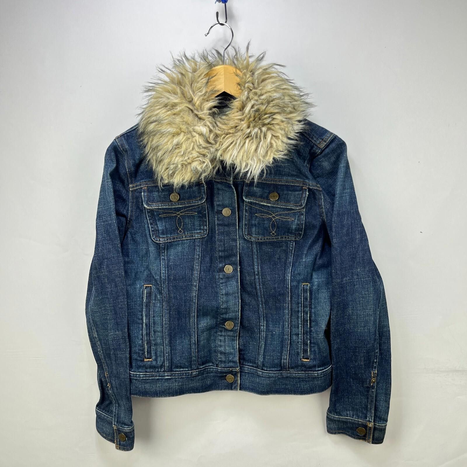 Levi's Vintage Y2K Lauren Ralph Lauren Denim Jacket Women's Large Size L / US 10 / IT 46 - 1 Thumbnail