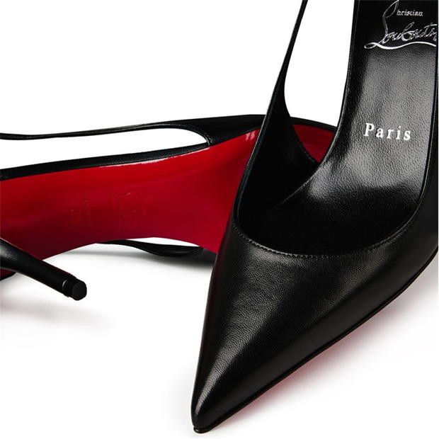 Christian Louboutin Apostrophatoric 80mm Cutout Leather Pumps Size US 8 / IT 38 - 6 Thumbnail