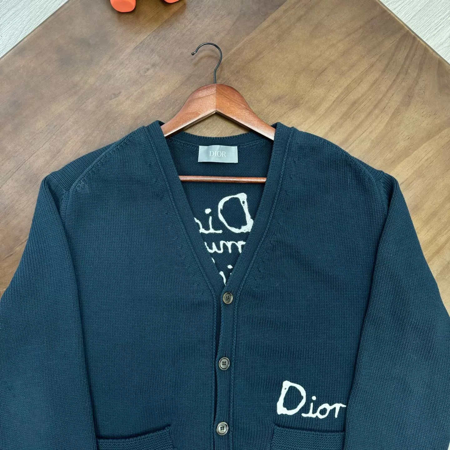 Dior Dior SS25 Navy Knit Cardigan S Size US S / EU 44-46 / 1 - 3 Thumbnail
