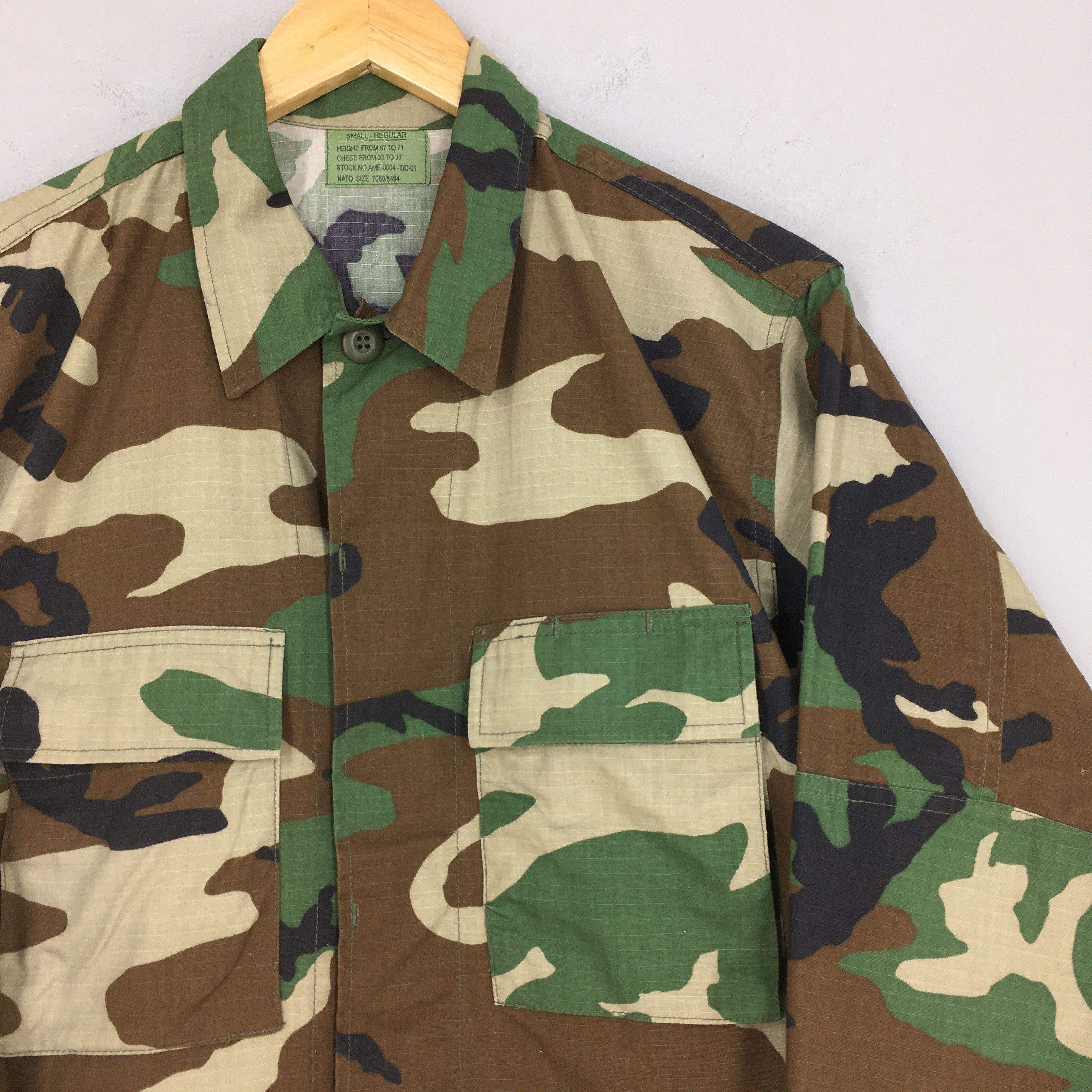Vintage Vintage M-65 Field Camouflage Green Jacket Small Size US S / EU 44-46 / 1 - 2 Thumbnail