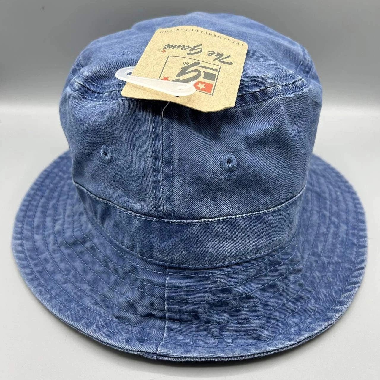The Game The Game Hat Men Blue Blank Plain Bucket Cap Cotton New Size ONE SIZE - 4 Thumbnail