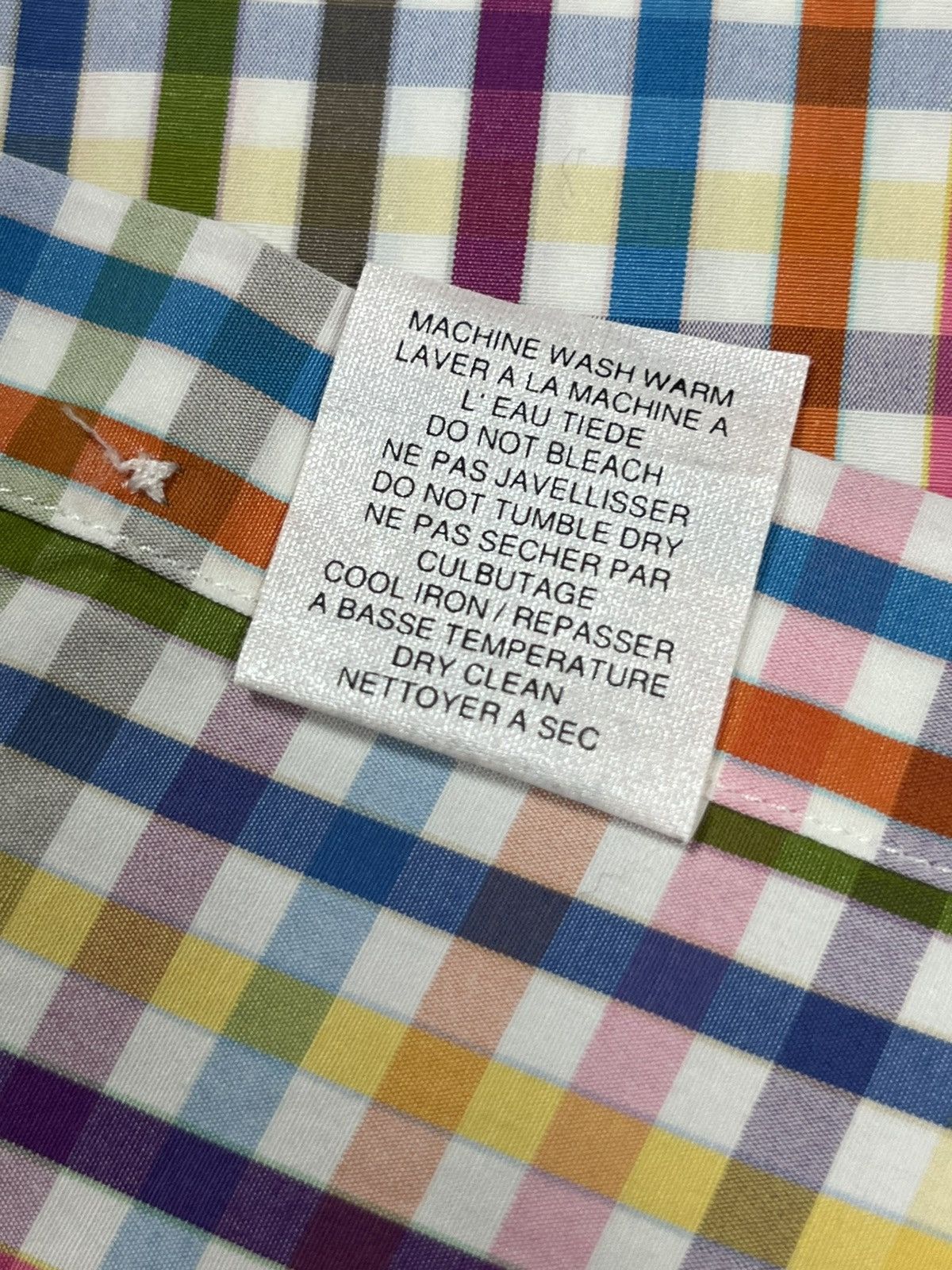 Etro Etro Multicolor Checkered luxury longsleeve shirt Size US XL / EU 56 / 4 - 6 Thumbnail