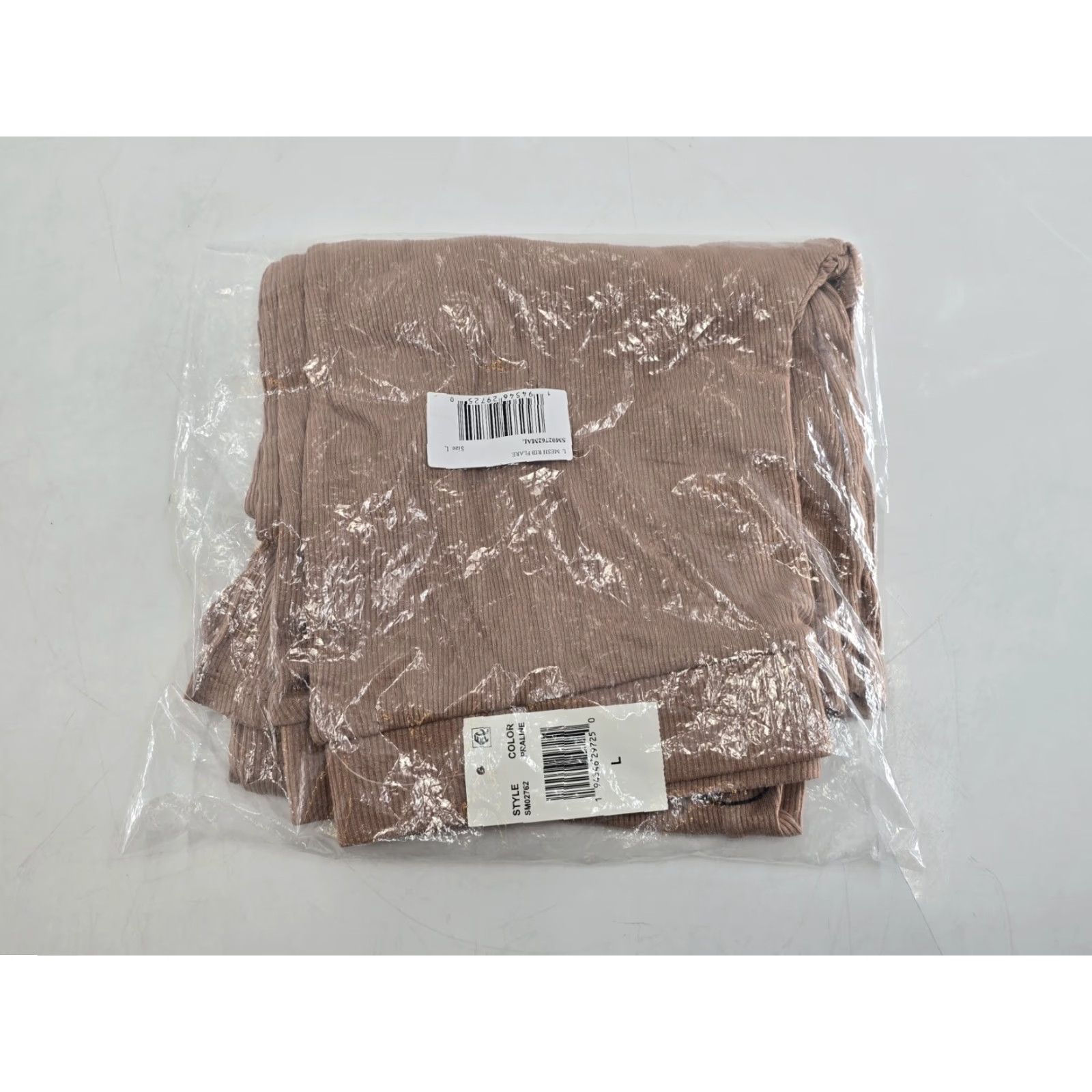Steve Madden NWT Steve Madden Women's Ribbed Flare-Leg Sleep Pants - Praline - Size L - Brown - Pajama Pants - Pull On - Solid - Women Size 36" / US 14 / IT 50 - 6 Thumbnail