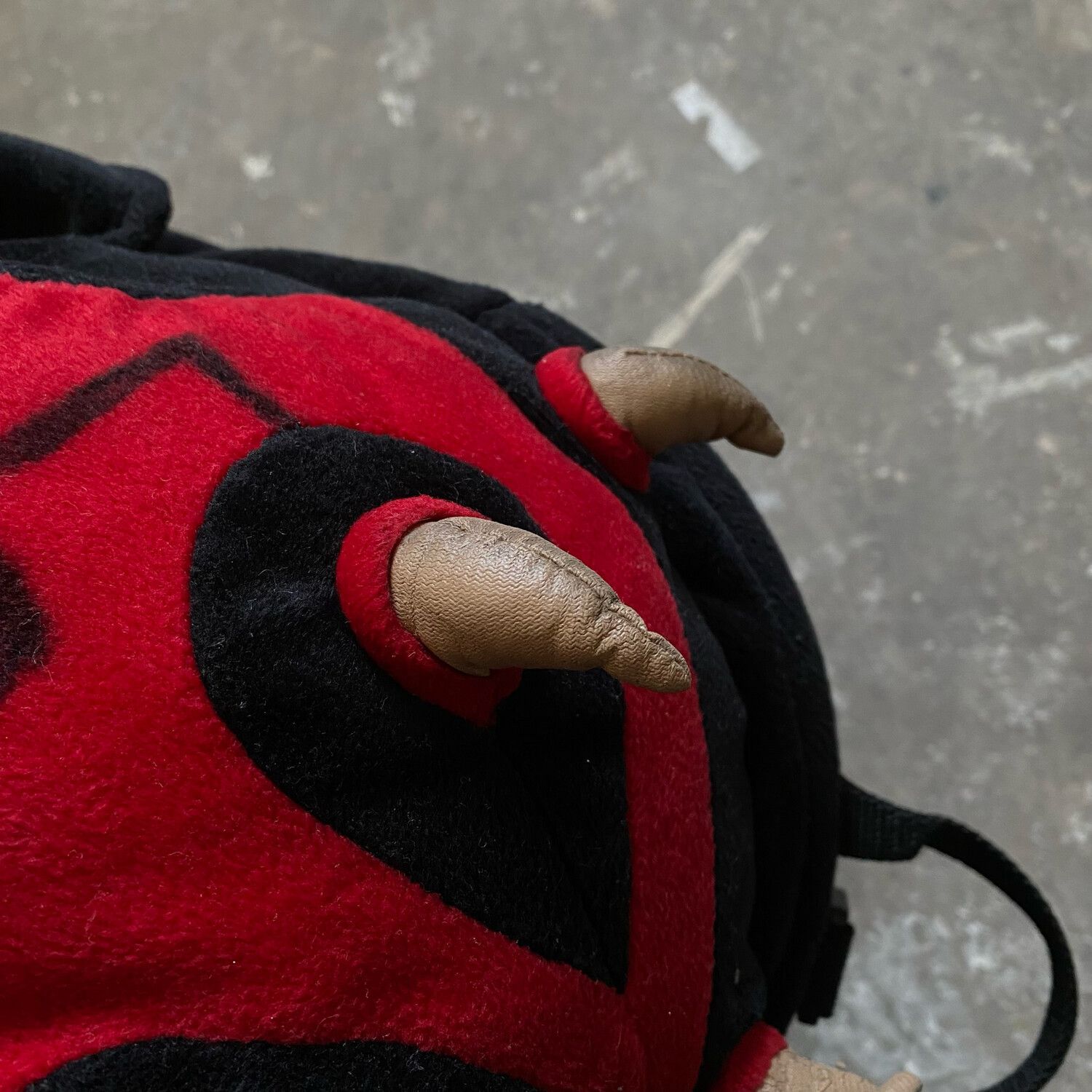 Star Wars × Vintage Vintage Black Red Head Darth Maul Backpack Cosplay Star Wars Size ONE SIZE - 4 Thumbnail
