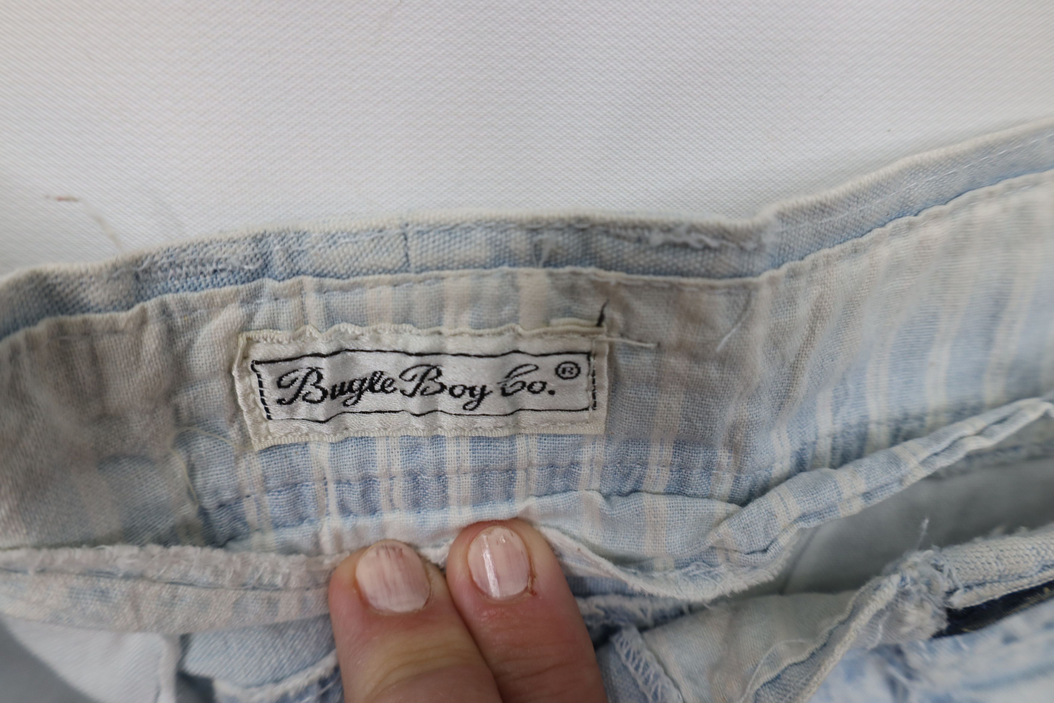 Vintage Vintage 80s 90s Bugle Boy High Waist Tapered Leg Jeans Size US 34 / EU 50 - 9 Thumbnail