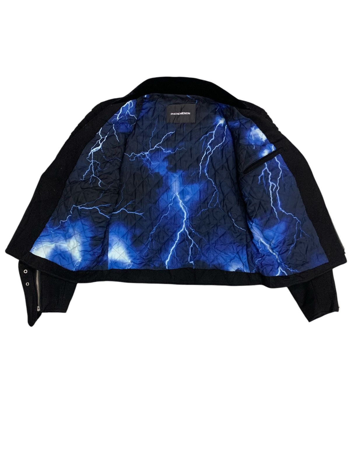 Japanese Brand × PHENOMENON Aw 2011 Phenomenon Thunder Double Collar Wool Jacket Size US M / EU 48-50 / 2 - 5 Thumbnail