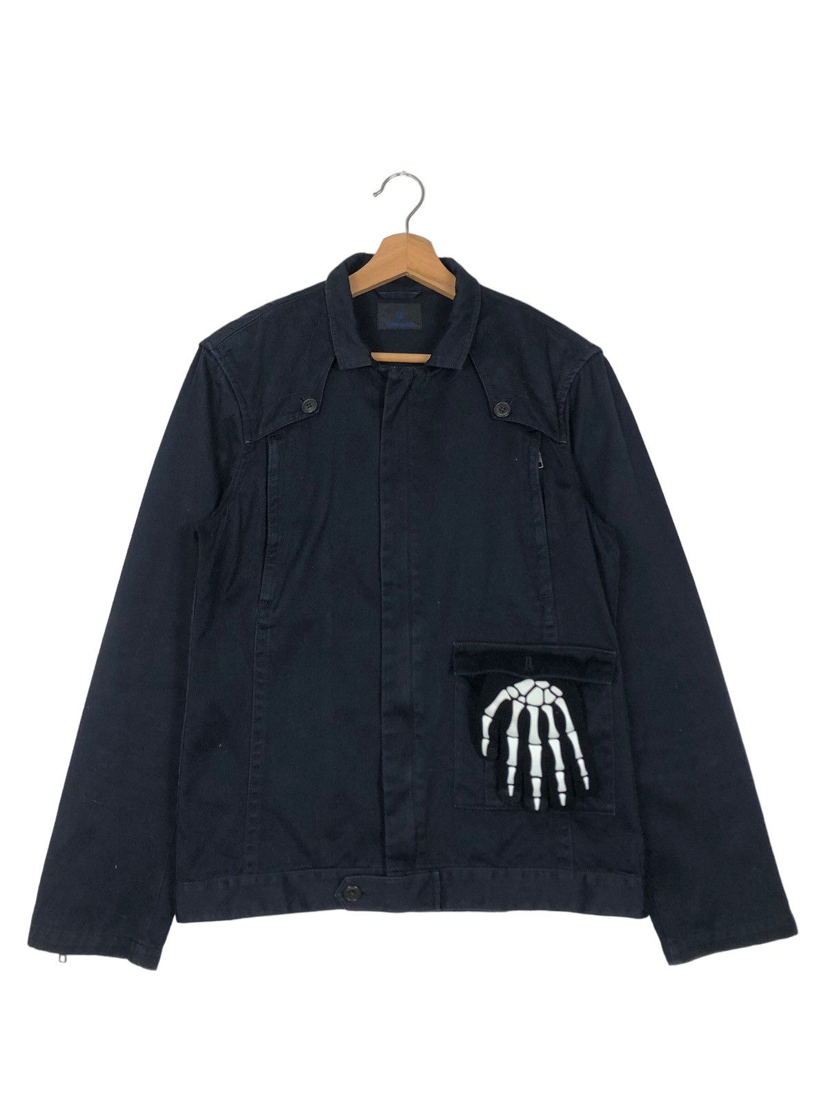 Hysteric Glamour 🔥Asymmetric Pocket Chore Biker Jacket Custom Culture Japan Size US M / EU 48-50 / 2 - 1 Thumbnail