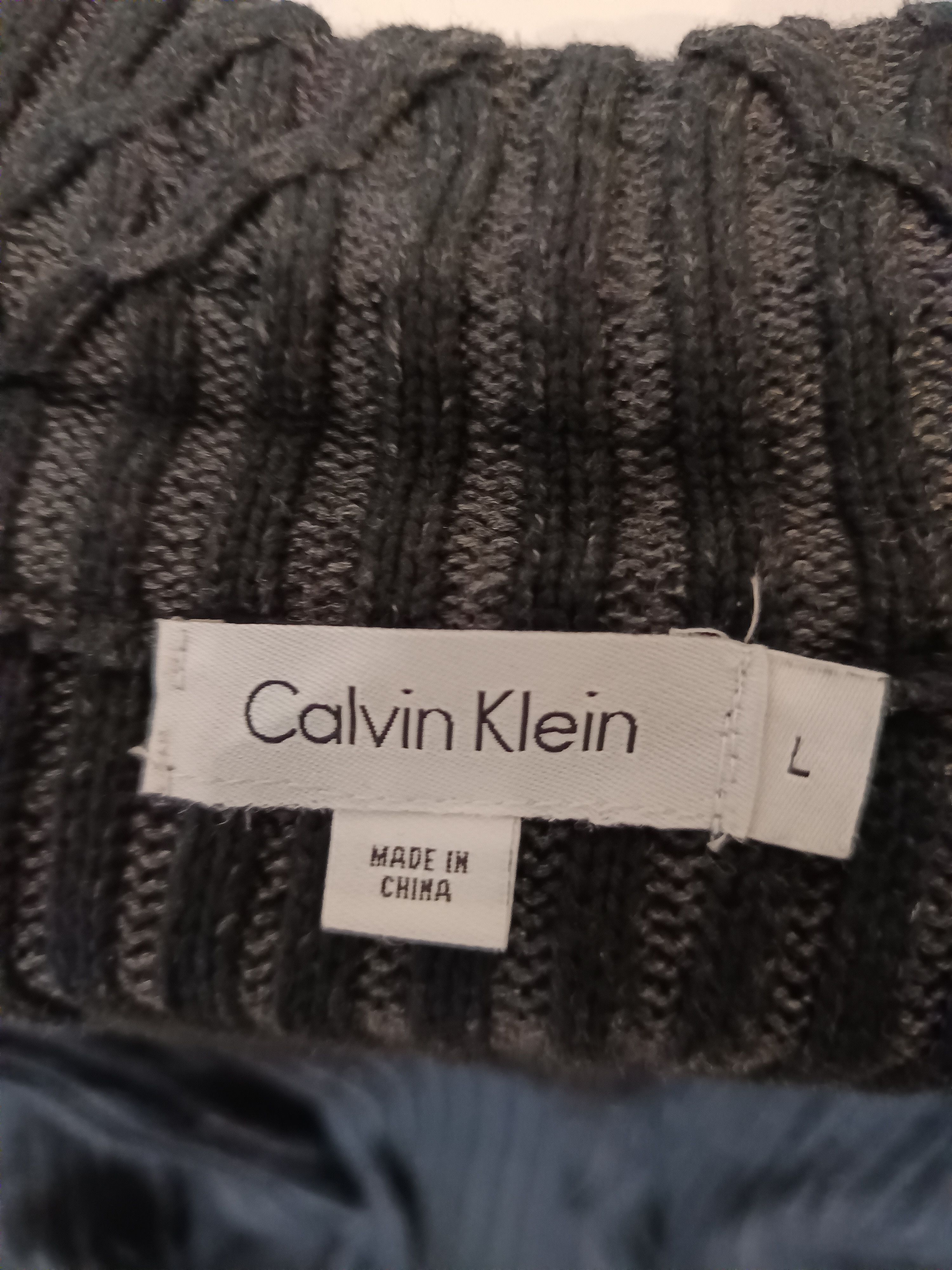 Calvin Klein Calvin Klein black sweater for men Size US L / EU 52-54 / 3 - 5 Thumbnail