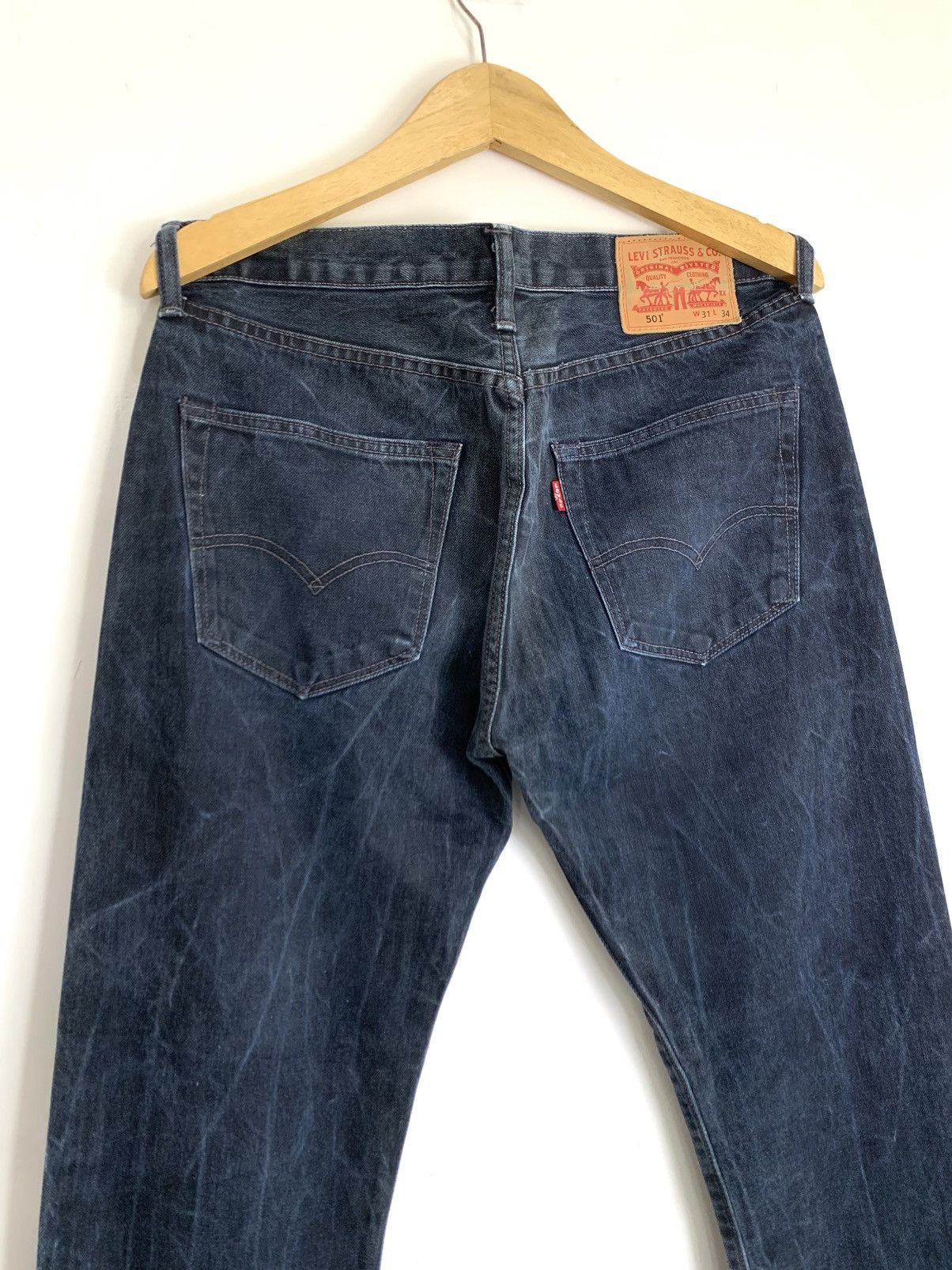 Levi's LEVIS STONEWASH acid JEANS 501 RARE Size US 31 - 7 Thumbnail