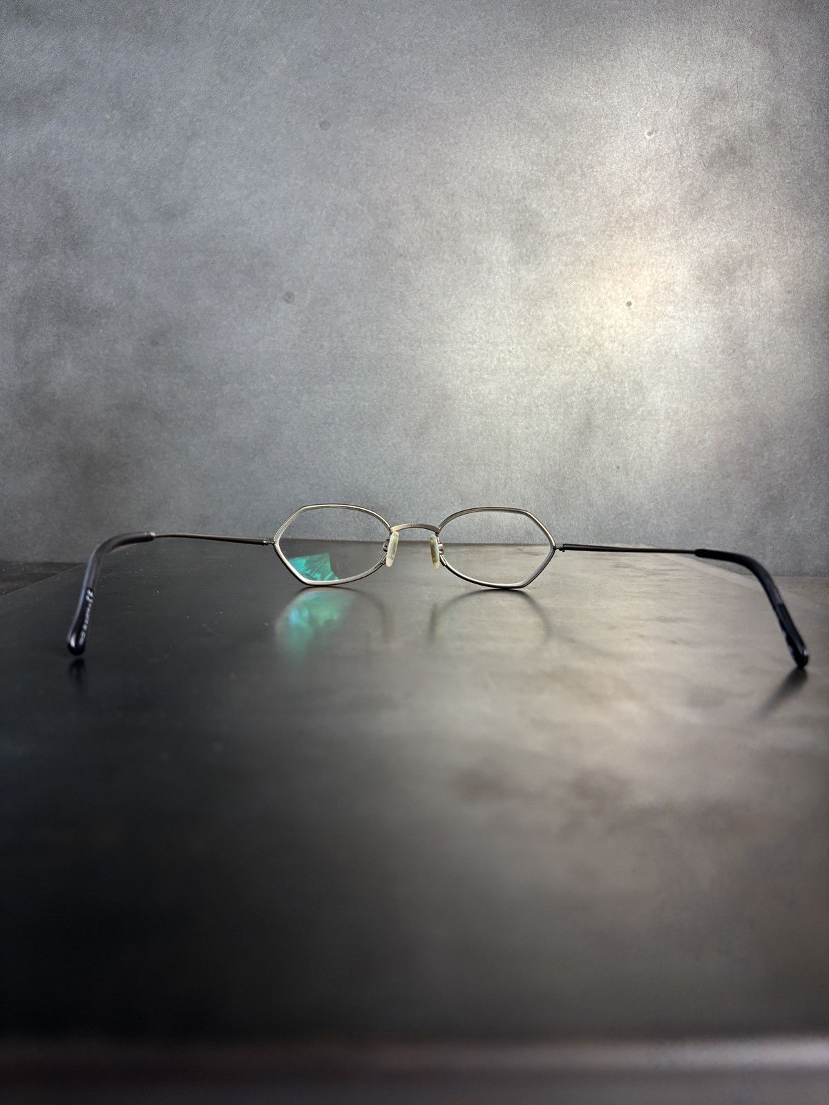 Adidas × Vintage Vintage Adidas Eyeglasses Frames Austria Masters Angular Hex Size ONE SIZE - 10 Thumbnail
