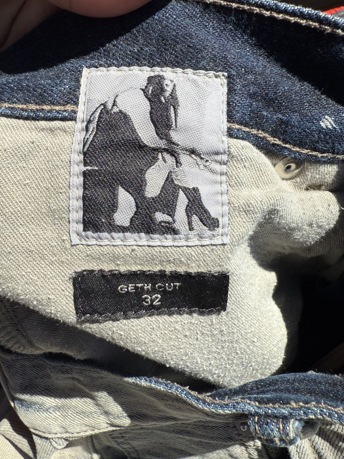 Rick Owens Rick Owens Grey Lightwash Geth Denim Jeans Size US 32 / EU 48 - 5 Thumbnail