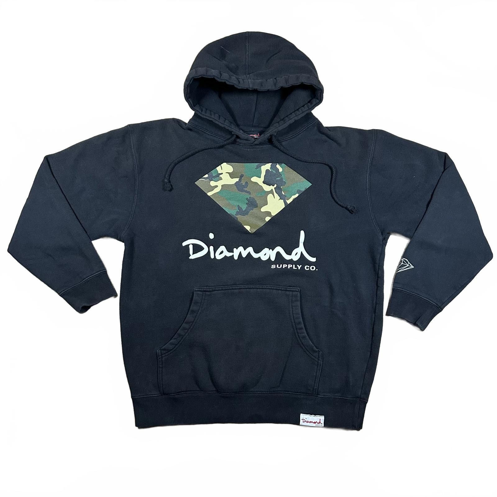 Diamond Supply Co. Diamond Supply Co. Mens Sweatshirt Hoodie Black Camouflage Size US M / EU 48-50 / 2 - 1 Thumbnail