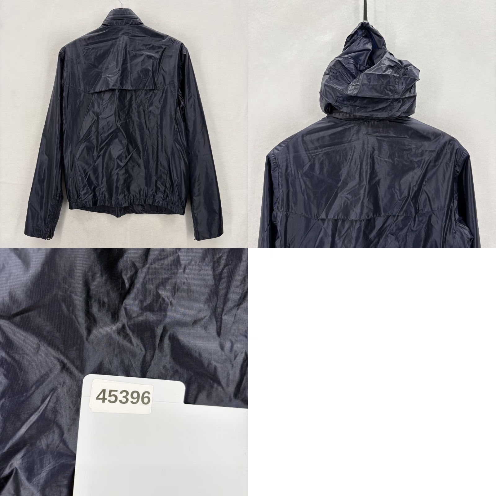 Theory Theory Jacket Mens Small Blue Gabe S Metaphoric Hooded Nylon Zip Lightweight Windbreaker Size US S / EU 44-46 / 1 - 9 Thumbnail