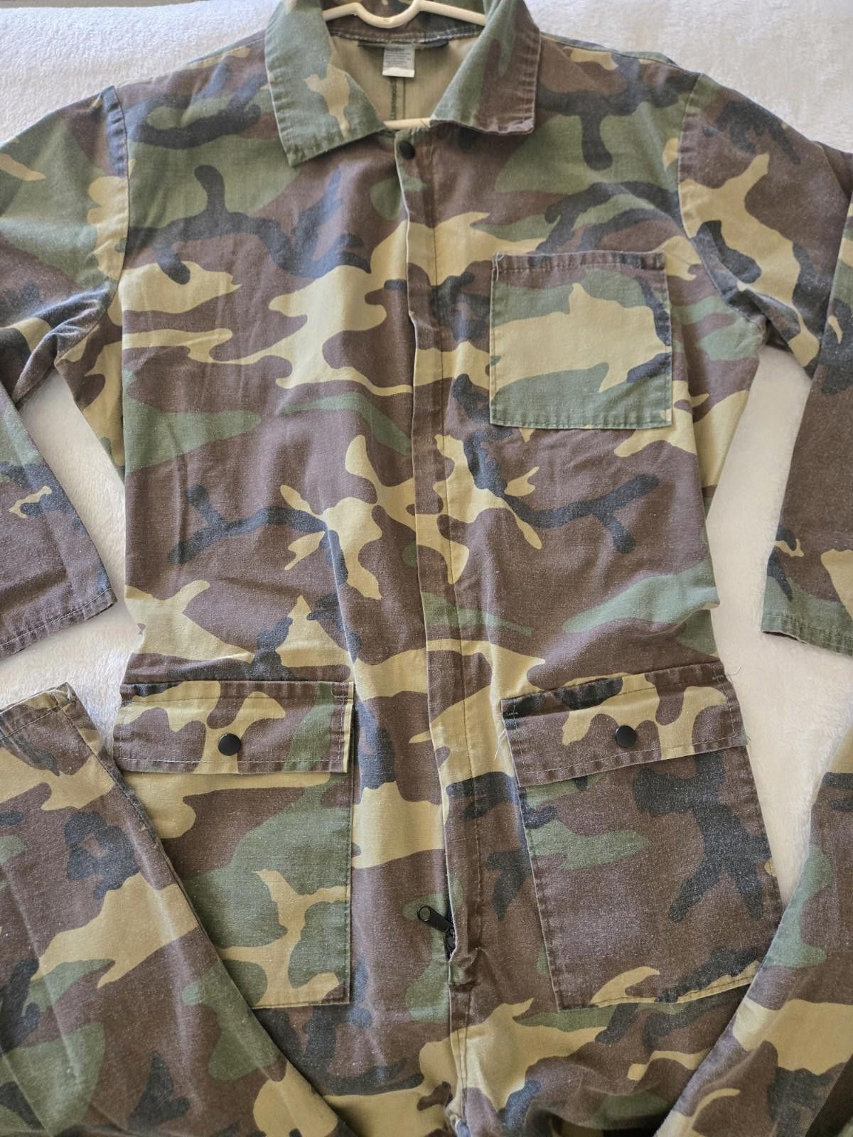 Other Vintage All Weather Outerwear Camo Coveralls Mens M USA MADE Size ONE SIZE - 3 Thumbnail