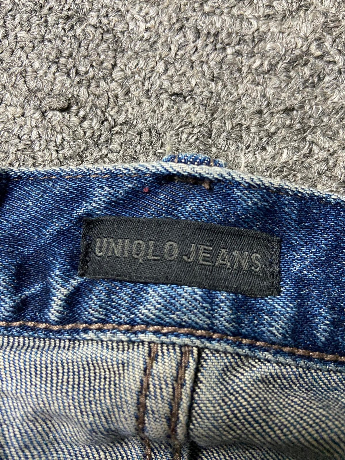 Uniqlo Uniqlo by Kaihara Slim Fit Distressed Denim Jeans (165) Size US 34 / EU 50 - 7 Thumbnail