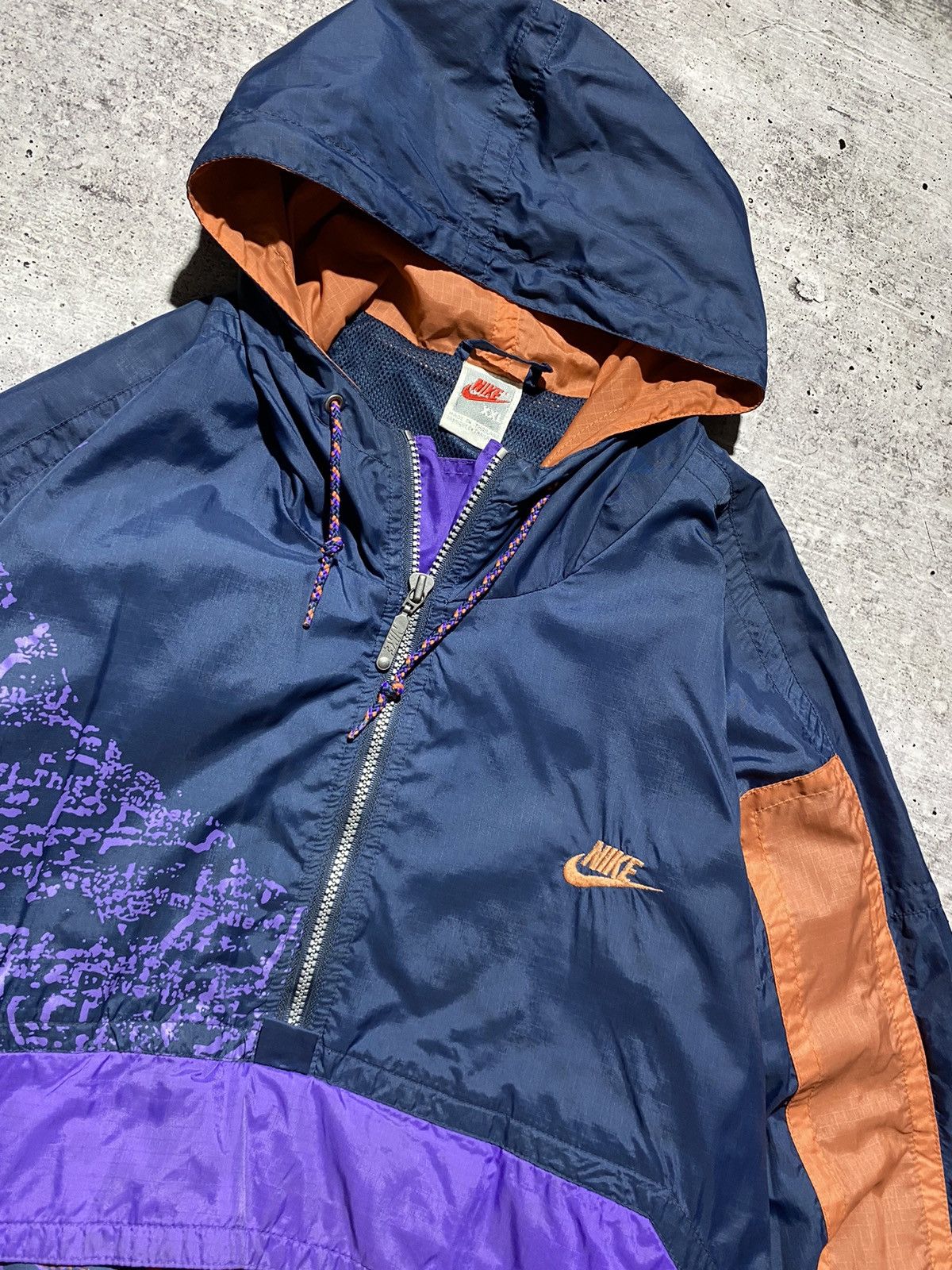 Nike × Vintage Nike Vintage Anorak Jacket Size US XL / EU 56 / 4 - 11 Thumbnail