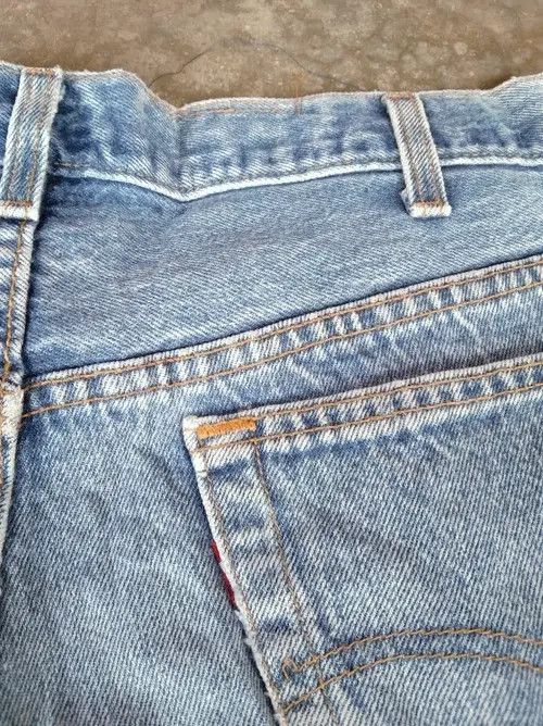 Levi's 90s Vintage Levis 501 Made In USA Distressed Jeans 38x30 Size US 38 / EU 54 - 3 Thumbnail