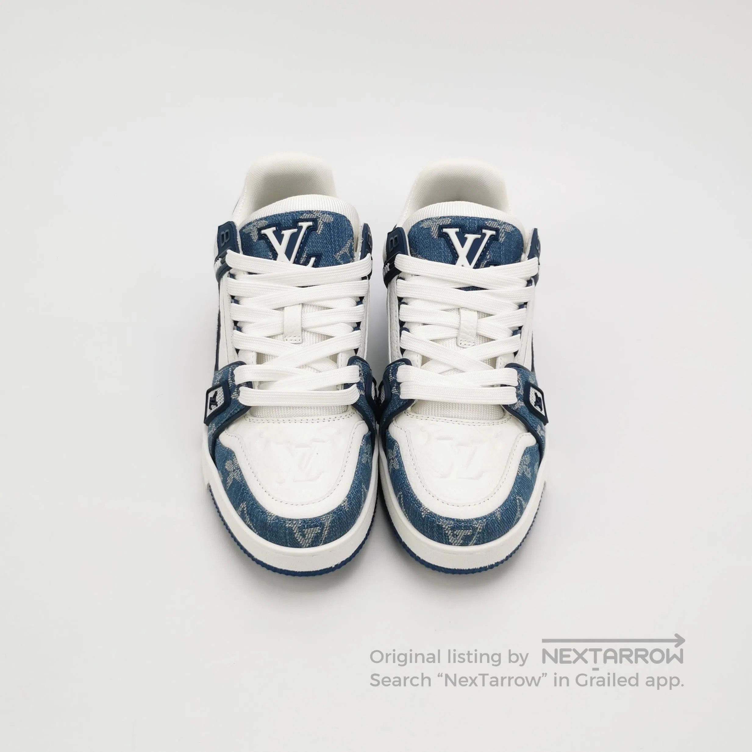 Louis Vuitton louis vuitton denim trainer . Size US 5.5 / EU 38 - 2 Thumbnail