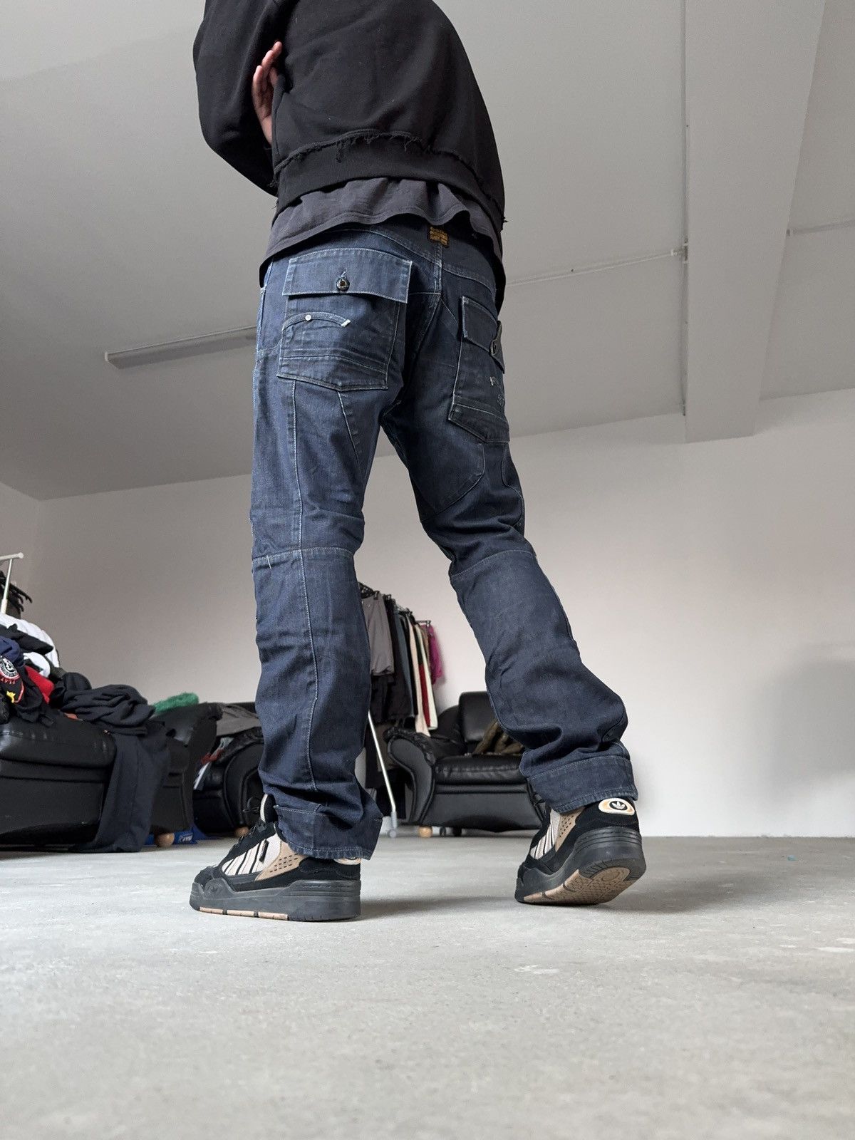 G-Star × If Six Was Nine × Vintage Vintage G Star Raw Waxed Jeans 33/01 Size US 34 / EU 50 - 12 Thumbnail