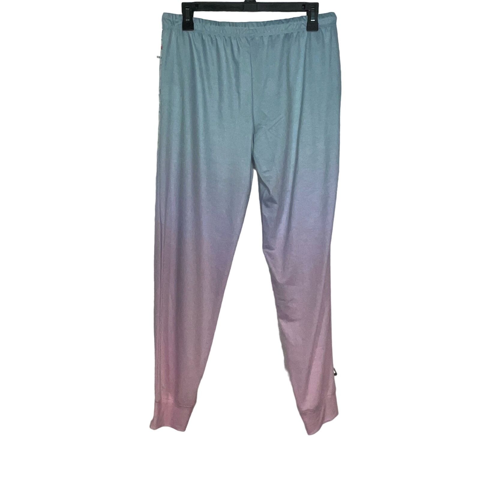 NO ID Jenni Jogger Pajama Pants ombre blue to pink small Size 27" / US 4 / IT 40 - 3 Thumbnail