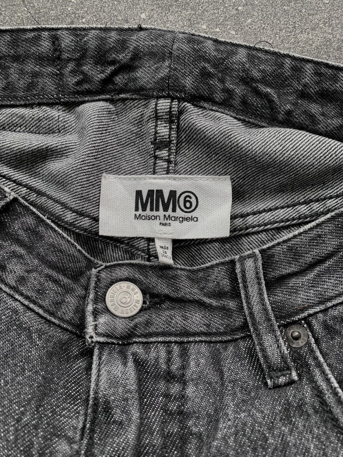 Maison Margiela FREE TAX! MM6 Paneled Wash Denim Jeans Size US 28 / EU 44 - 9 Thumbnail