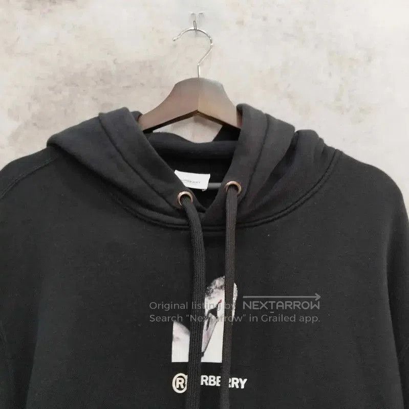 Burberry Burberry Black Cotton Men's Long Sleeve Hoodie. Size US XL / EU 56 / 4 - 3 Thumbnail