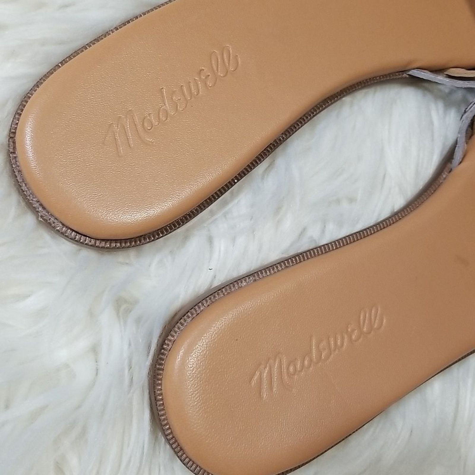 Madewell Madewell Tracie Snakeskin Print Leather Slide Sandals Size US 8 / IT 38 - 5 Thumbnail