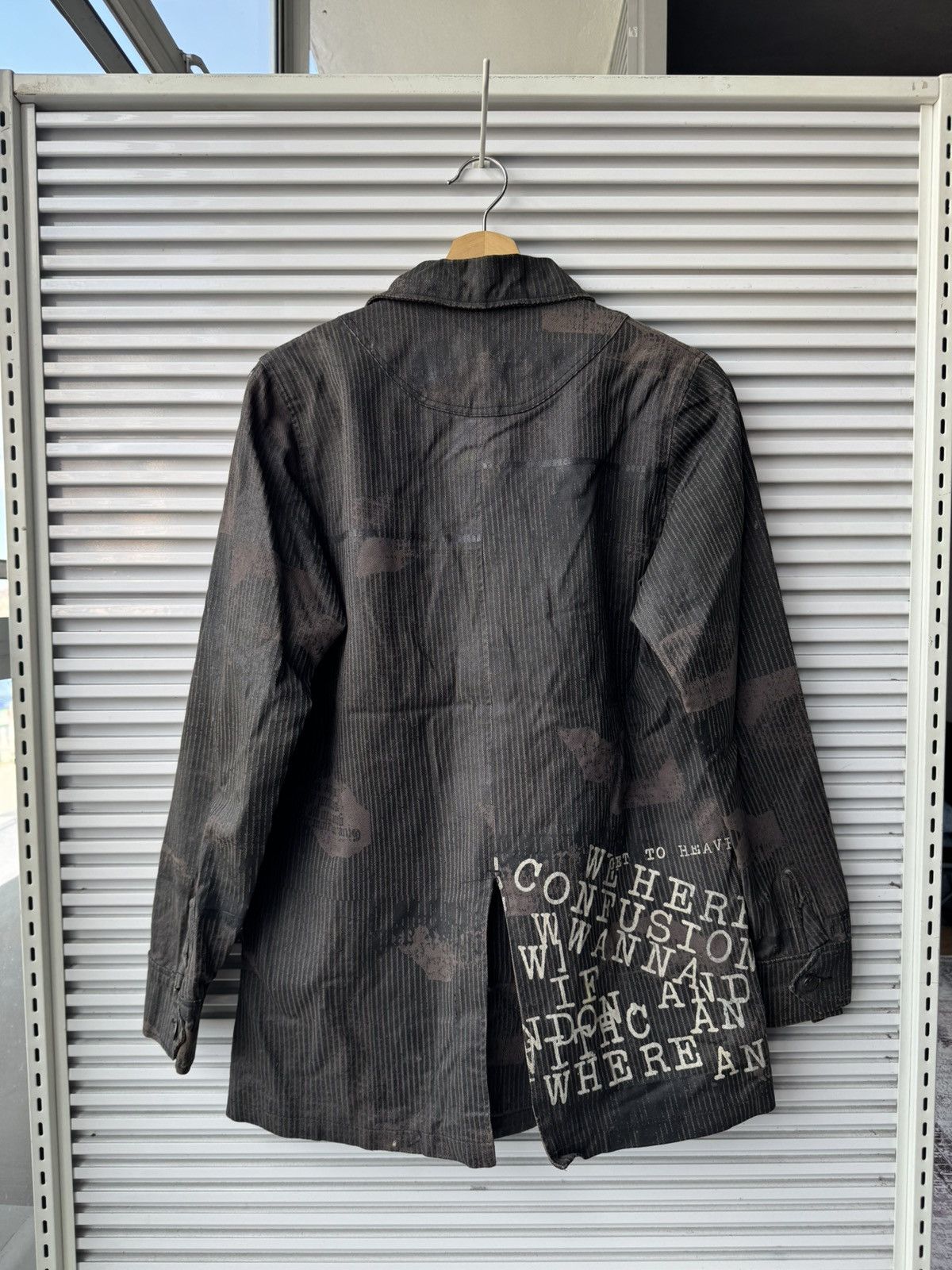 Japanese Brand Hato Anarchy Wax Punk Riot Poem Blazer Jacket Size US M / EU 48-50 / 2 - 8 Thumbnail