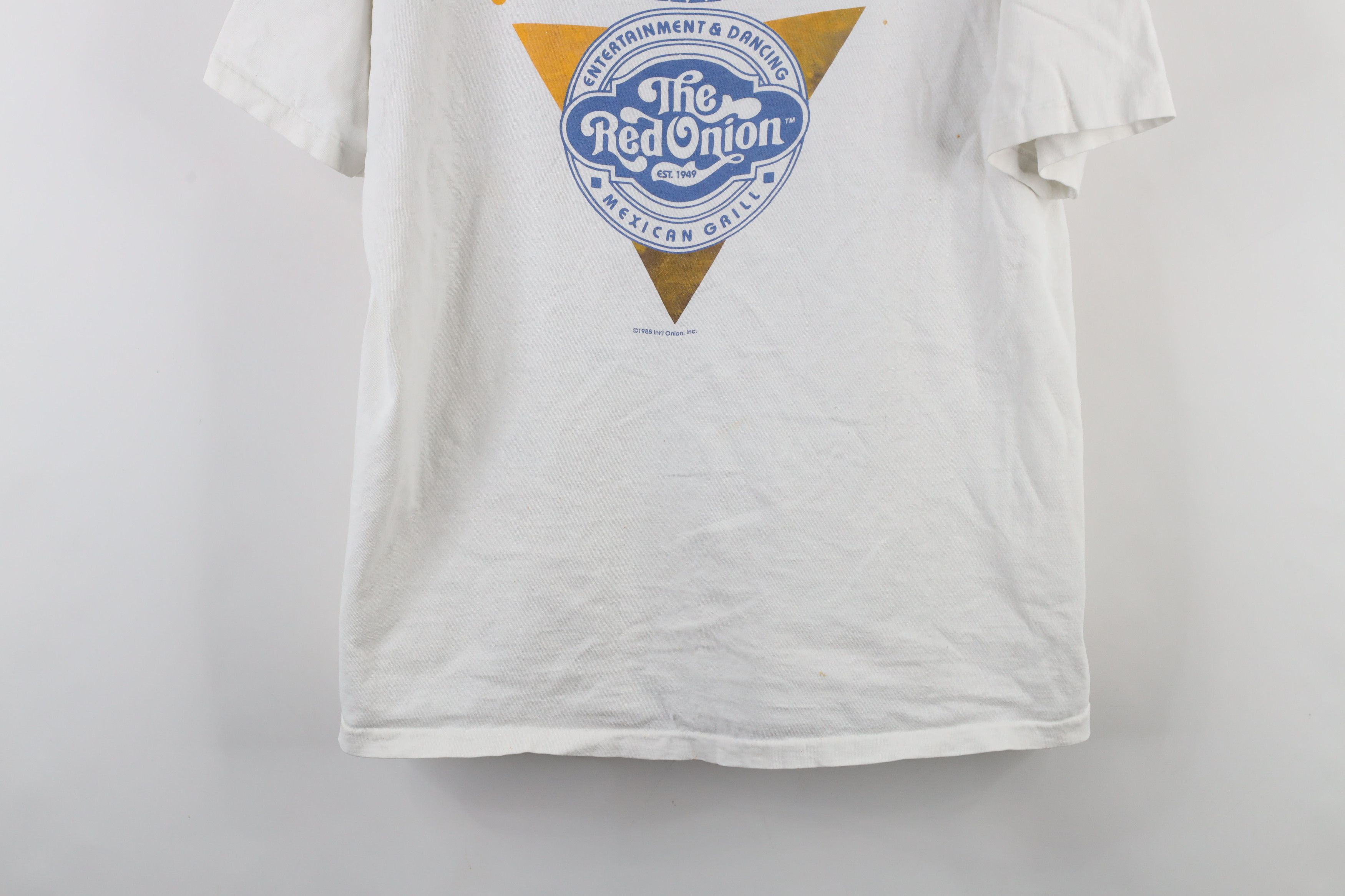 Vintage Vintage 80s Onion Mexican Grill Corona Beach Cult T-Shirt Size US XL / EU 56 / 4 - 3 Thumbnail