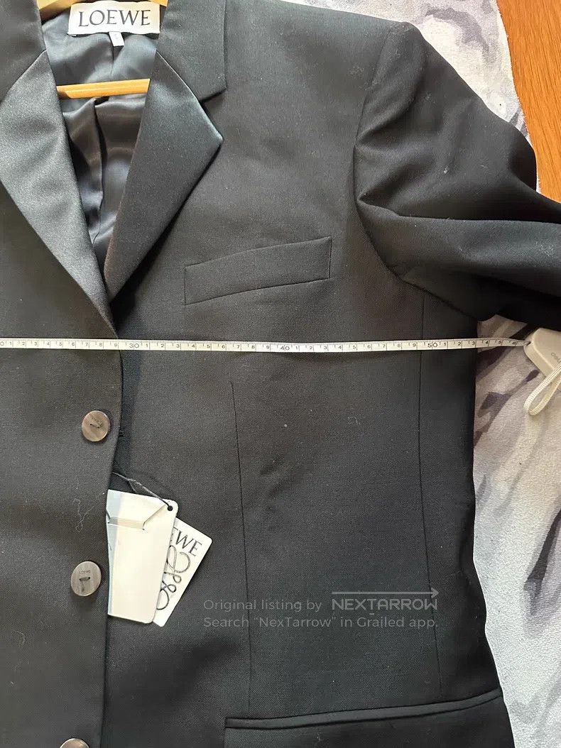 Loewe Loewe Black Suit Jacket Size 46L - 7 Thumbnail