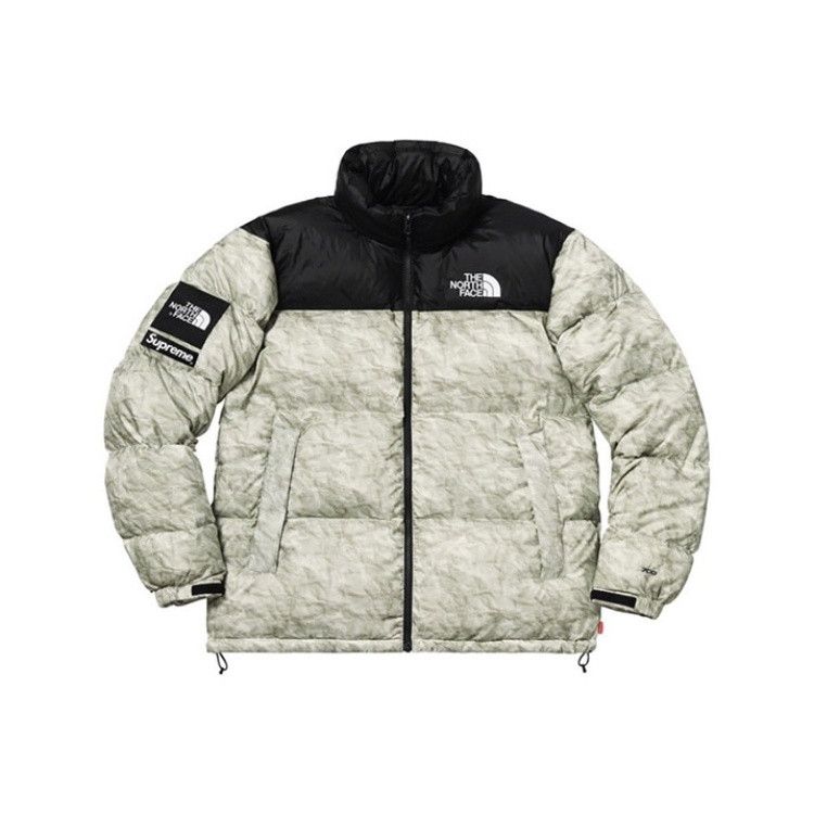 Supreme Supreme x The North Face Paper Print Nuptse Jacket Size S Size US S / EU 44-46 / 1 - 1 Thumbnail