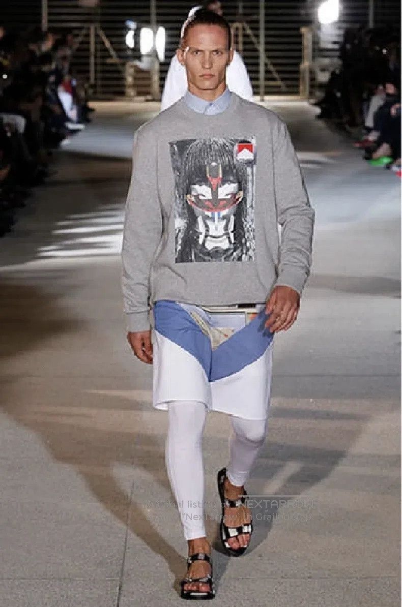 Givenchy Givenchy Gray Indian braided-print hoodie Size US XXS / EU 40 - 7 Thumbnail