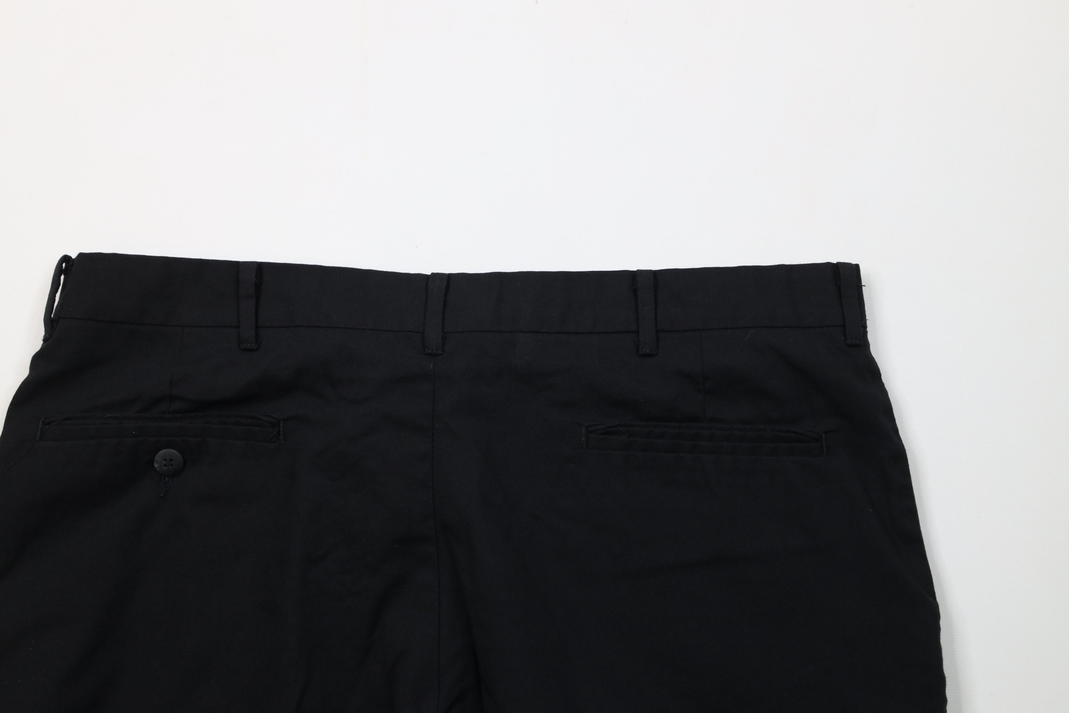 Vintage Vintage 90s Streetwear Above Knee Golf Chino Shorts Black Size US 36 / EU 52 - 9 Thumbnail
