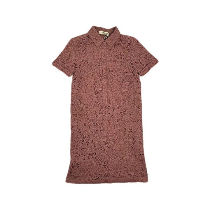 Burberry Burberry Stylish Solid Color Short Sleeve Dress 0079 Size S / US 4 / IT 40 - 1 Thumbnail