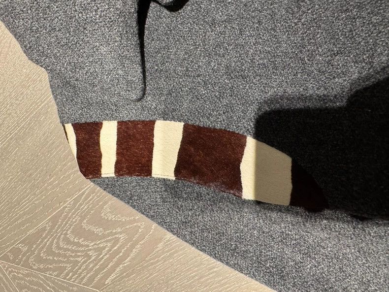 Saint Laurent Paris YSL Classic Gray Zebra Bomber Jacket- Size US M / EU 48-50 / 2 - 4 Thumbnail