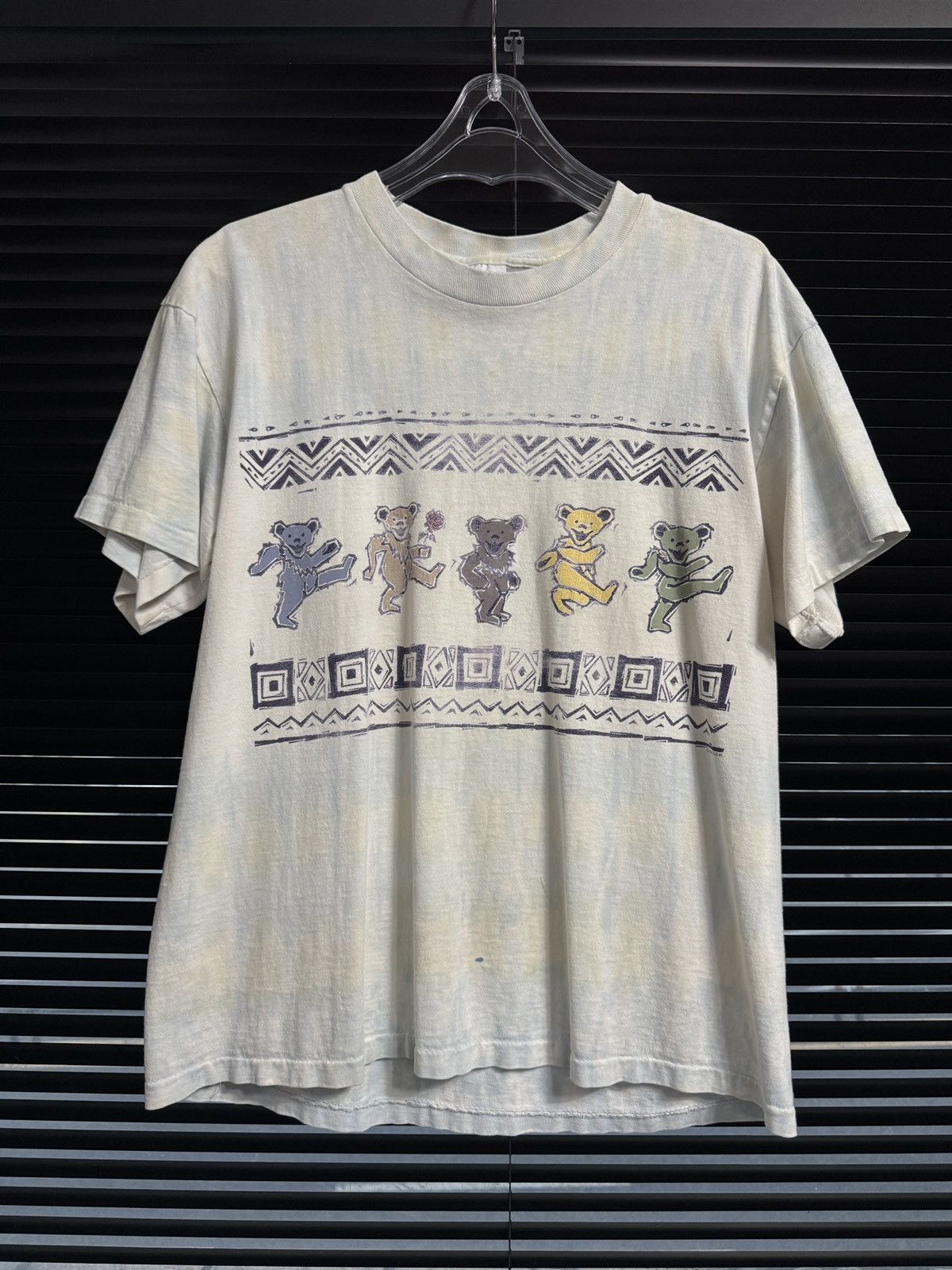Vintage Vintage 90s Grateful Dead 'Dancing bears' Tie Dye Shirt Size US L / EU 52-54 / 3 - 1 Thumbnail