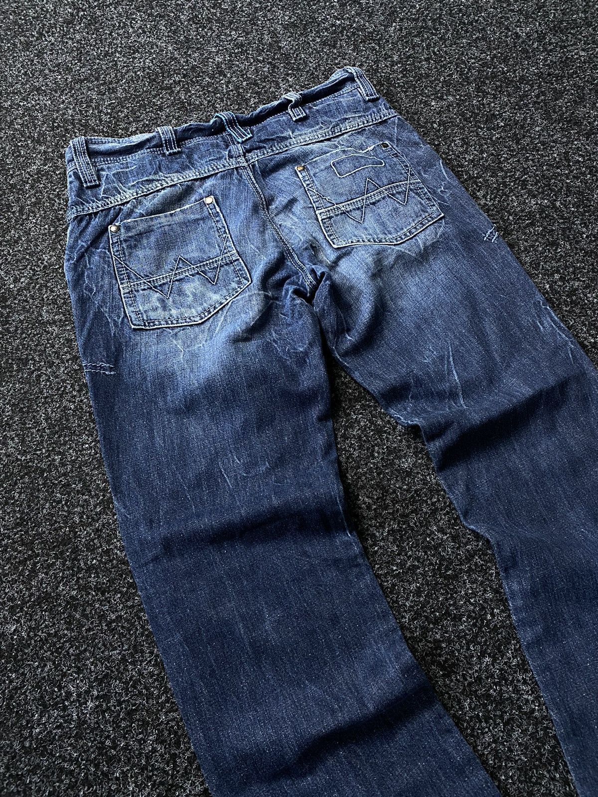 If Six Was Nine × Vintage × Wrangler Vintage 90s Y2K Wrangler Denim Jeans baggy pants Size US 34 / EU 50 - 13 Thumbnail