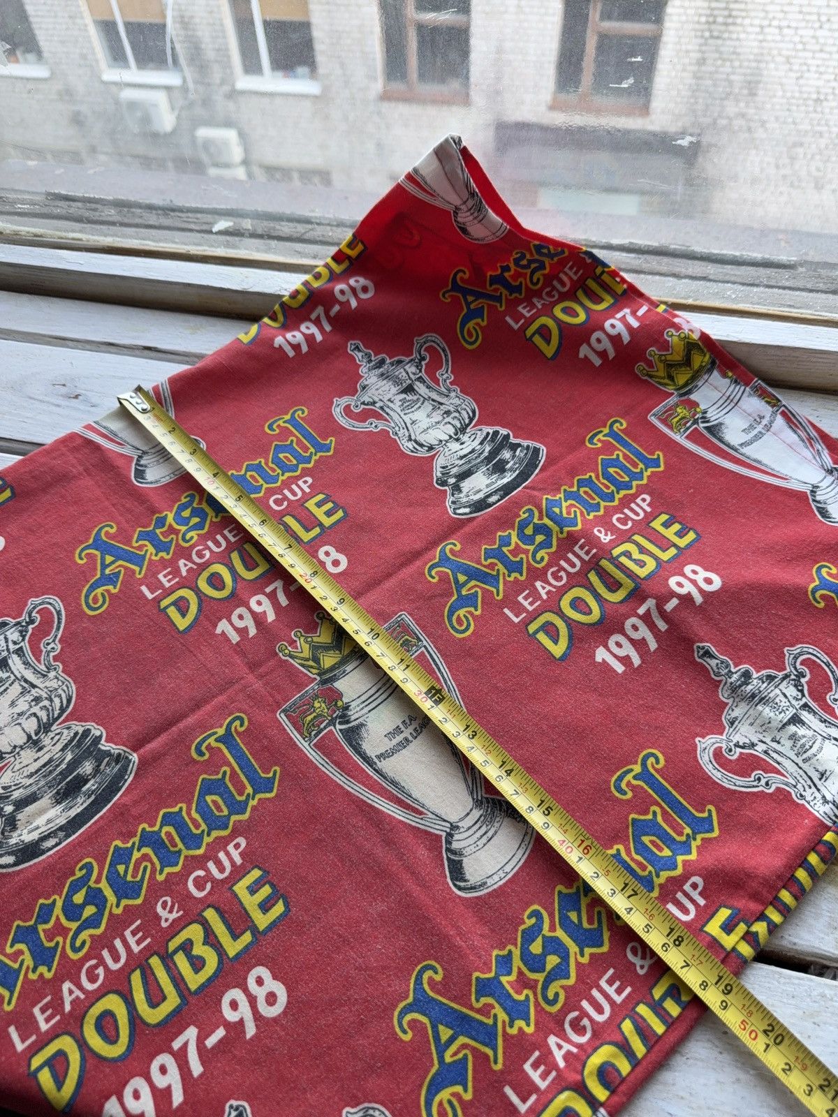 Other Vintage Faded Arsenal Double 1997-98 Pillow Case Fan Decor Size ONE SIZE - 9 Thumbnail