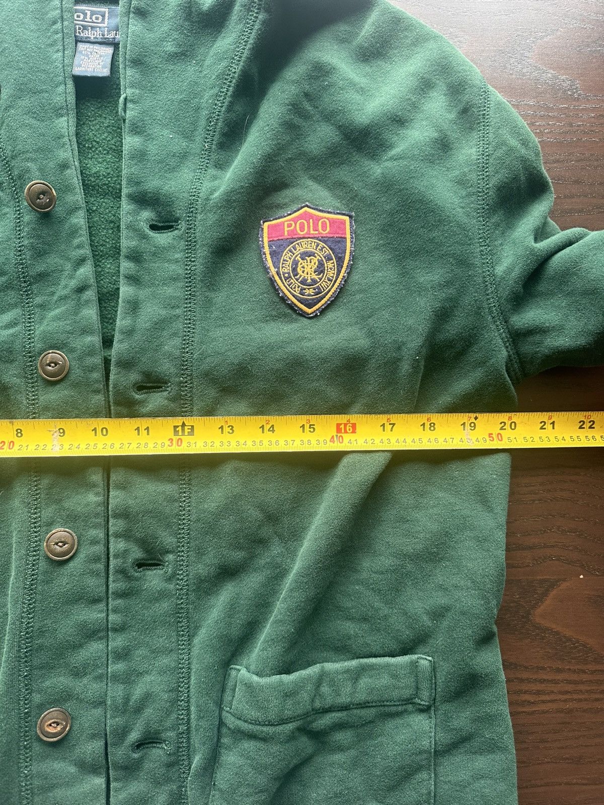Polo Ralph Lauren VINTAGE Polo Ralph Lauren Sweater Green Button Cardigan Size US M / EU 48-50 / 2 - 6 Thumbnail