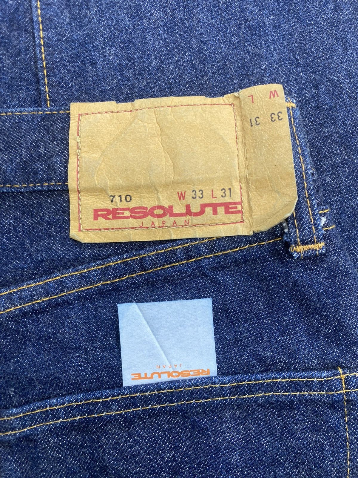 RESOLUTE Resolute 710 Raw Selvedge Japanese Denim Pants Size US 32 / EU 48 - 14 Thumbnail