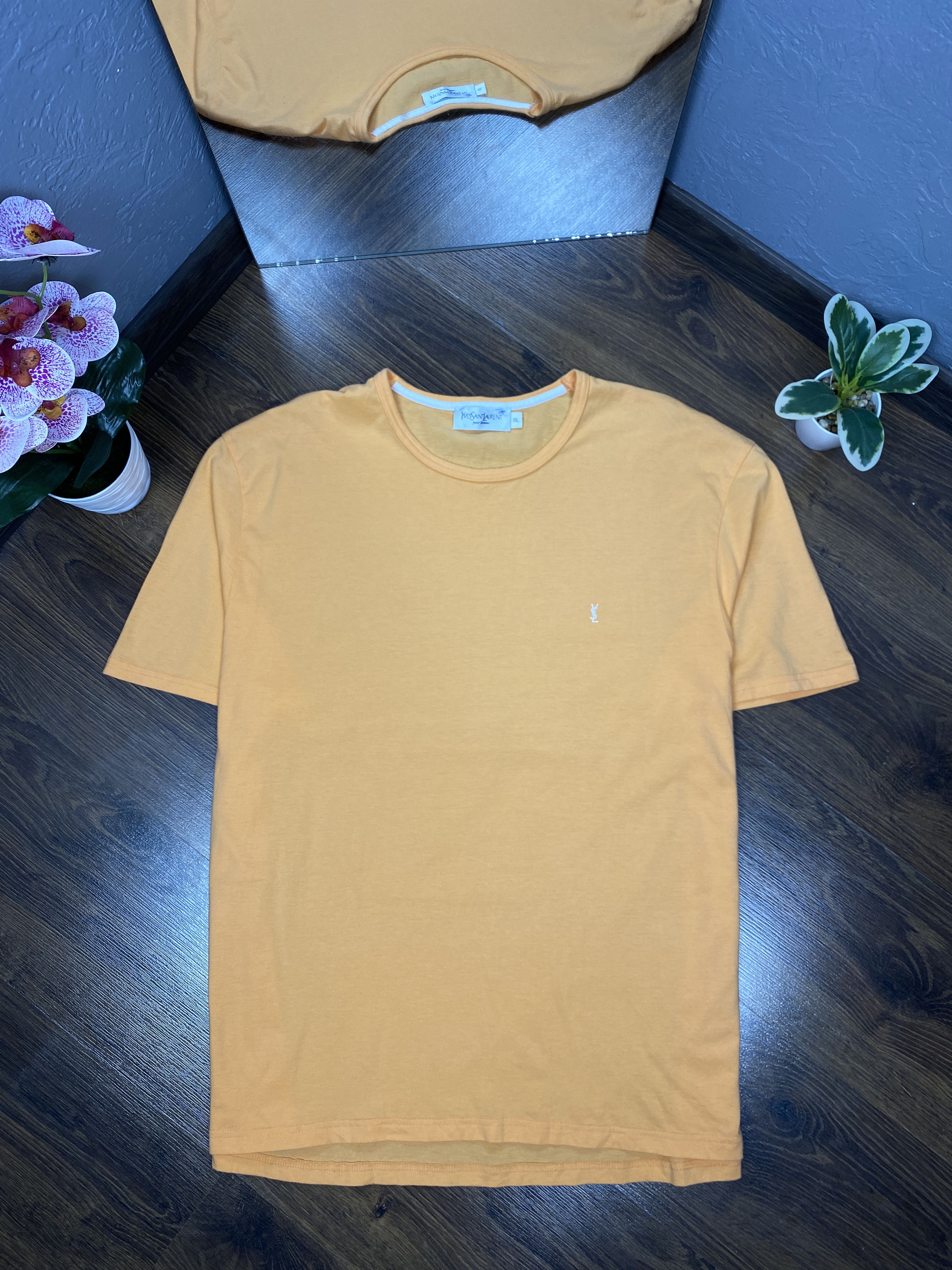 Yves Saint Laurent Yves Saint Laurent vintage crew neck t-shirt ysl Size US XXL / EU 58 / 5 - 1 Thumbnail