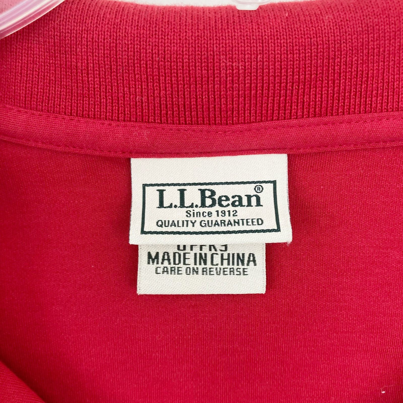Old Navy LL Bean Red 100% Pima Cotton Long Sleeve Polo Shirt Sz L Size US L / EU 52-54 / 3 - 3 Thumbnail