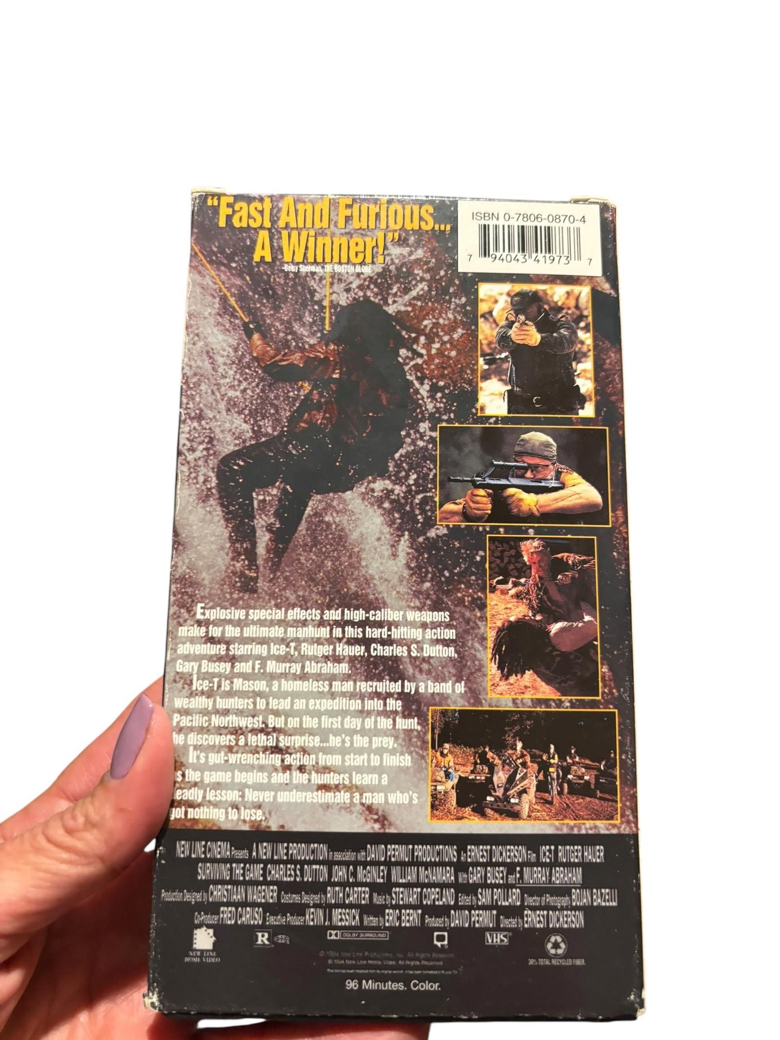 Designer Surviving The Game VHS Size ONE SIZE - 2 Thumbnail