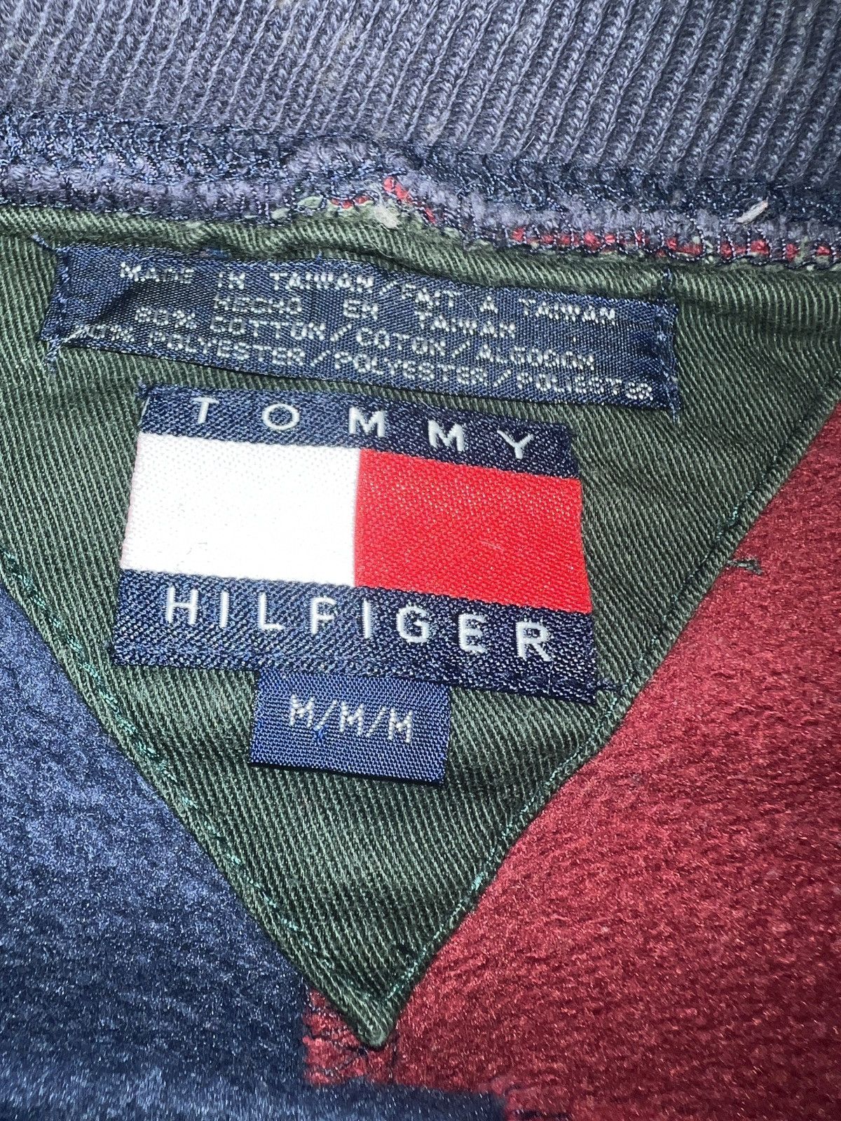Tommy Hilfiger Pick 💥💥 Vintage 90s Tommy Hilfiger Baggy Boxy Sweatshirt Size US XL / EU 56 / 4 - 8 Thumbnail