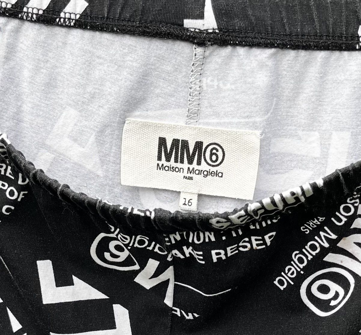 Maison Margiela 🔴 MM6 Maison Margiela Stamp Leggings Size 34" / US 12 / IT 48 - 9 Thumbnail