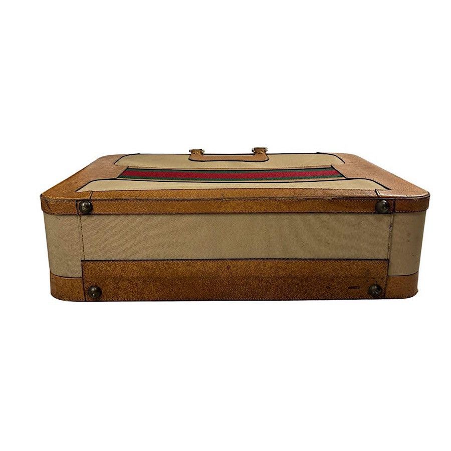 Gucci Authentic Gucci Vintage Web Suitcase Size ONE SIZE - 5 Thumbnail