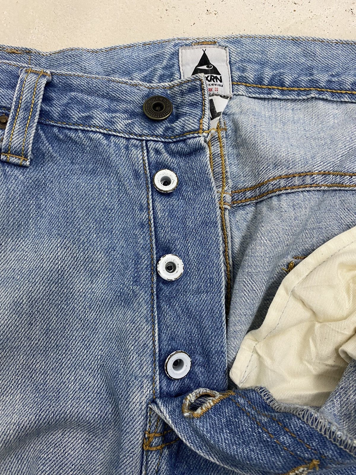 Goodhood × Japanese Brand × R.Newbold Goodhood X R. Newbold Denim Jean Selvedge Button Fly Size US 34 / EU 50 - 22 Thumbnail