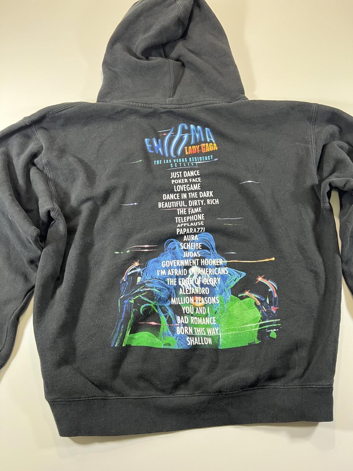 Other Lady Gaga Enigma Black Graphic Hoodie L Size L / US 10 / IT 46 - 9 Thumbnail